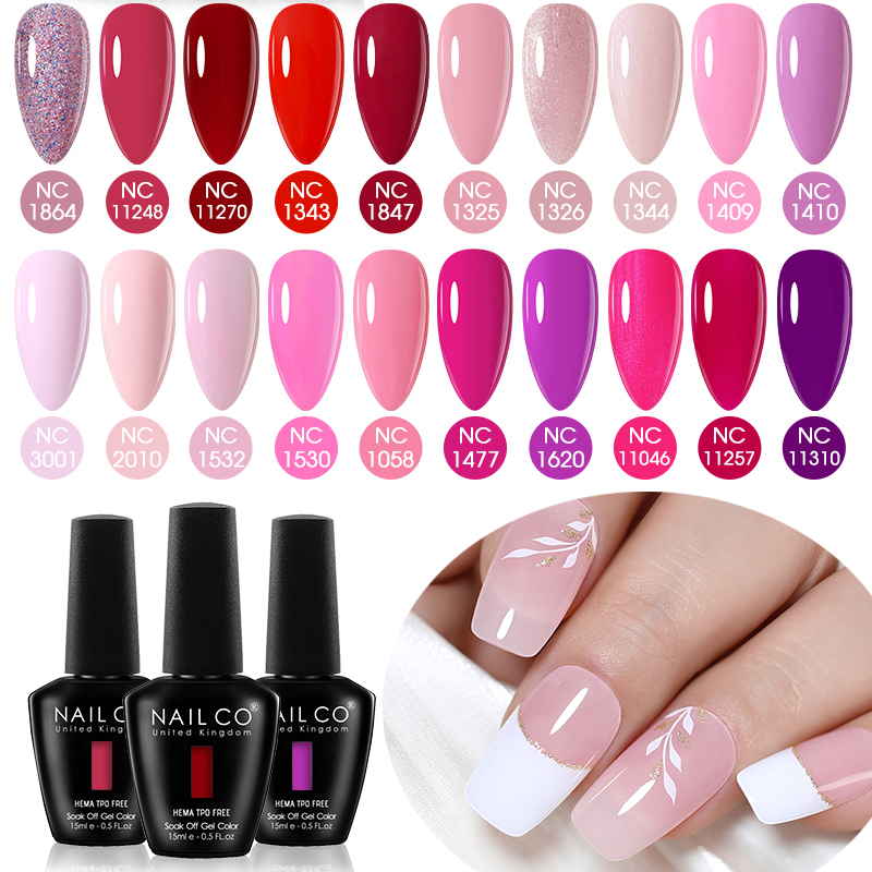 Nail Art Natural Pink - NAILCO 15ml Warna Pink Seri Musim
