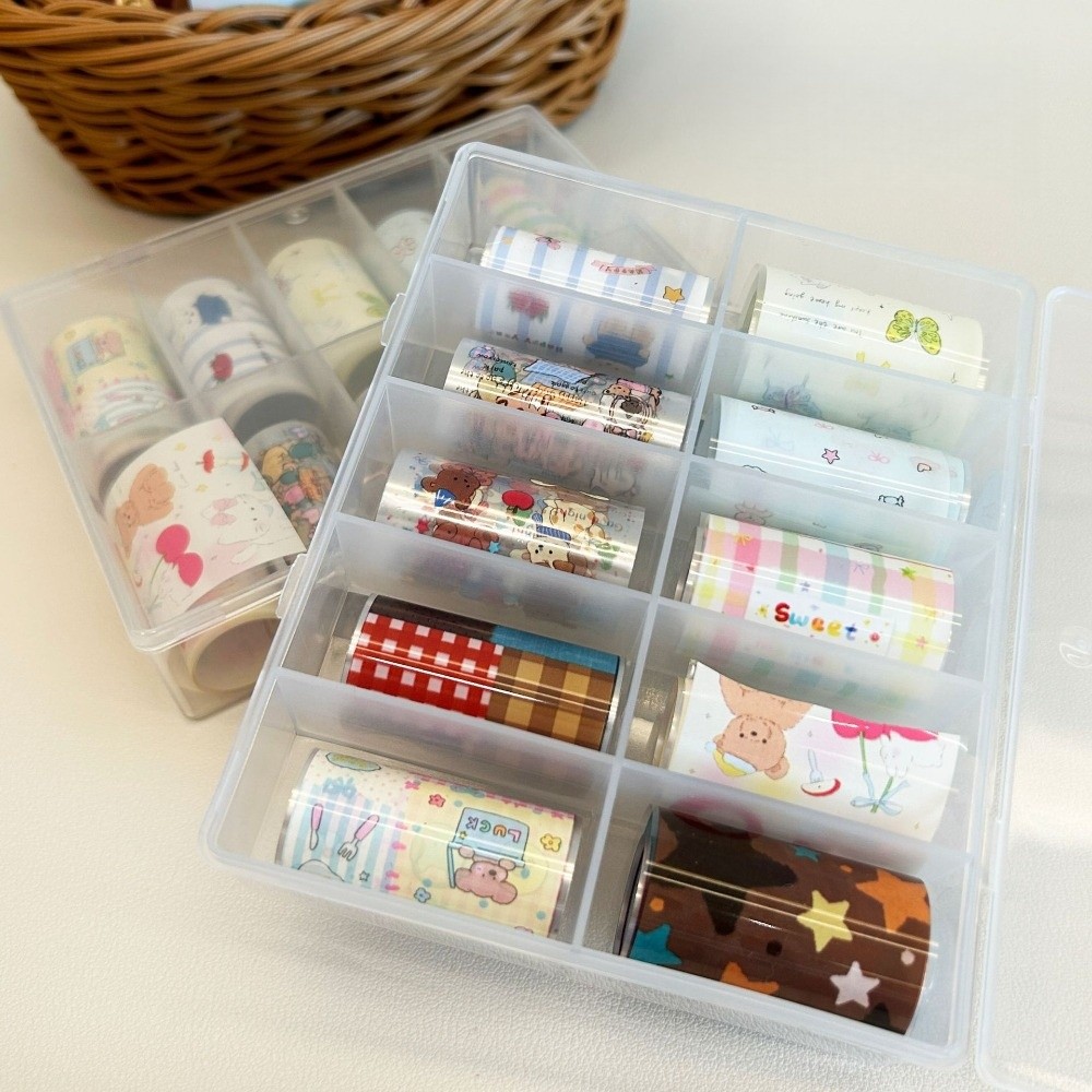 Nail Art Denim - 10 Gulungan Kertas Transfer Foil Kuku