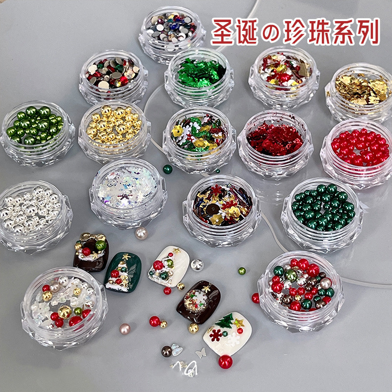 Nail Art For Men - YZ Resin Seri Natal Hiasan Kuku