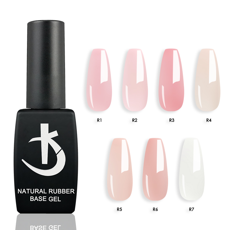 Nail Art Natural Pink - Kutek Gel Dasar Karet Putih Susu
