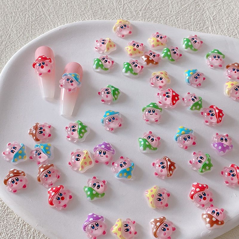 Nail Art Emerald - 2/10/20 Buah Hiasan Kuku Kirby Resin