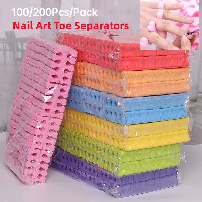 Nail Art Pinterest - 100,200 buah/pak seni kuku pemisah jari