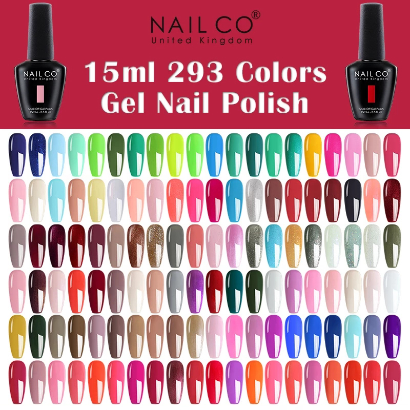 Nail Art Natural Pink - NAILCO cat kuku 15ml hitam putih