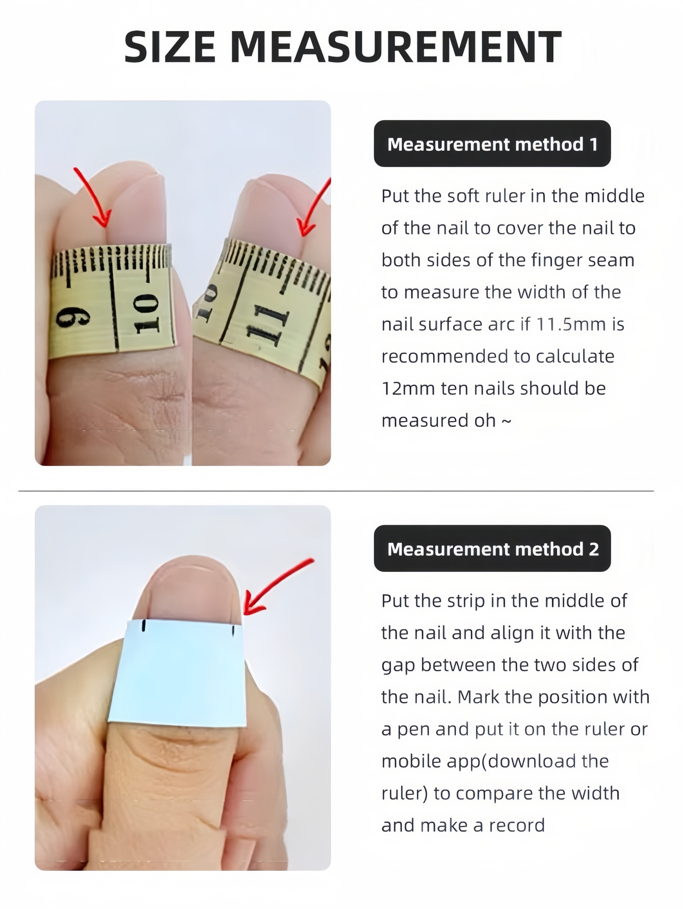10 Buah Kuku Palsu Pendek Berb - Nail Art Press On ulasan dan harga