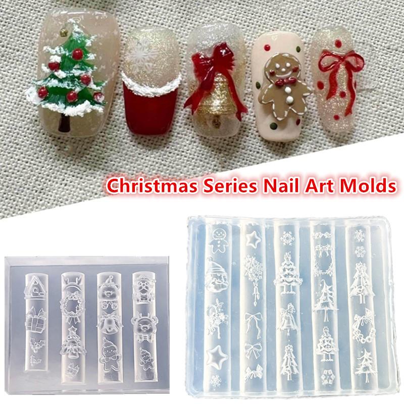 Cetakan Kuku 3D Natal Manusia  - Nail Art For Men ulasan dan harga