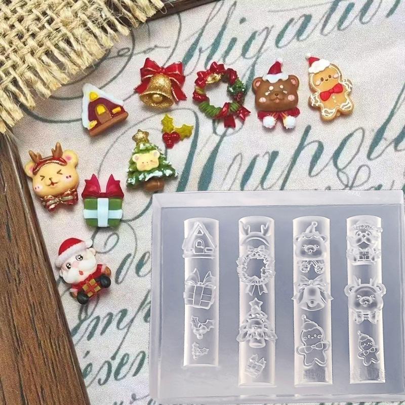 Cetakan Kuku 3D Natal Manusia  - Nail Art For Men ulasan dan harga