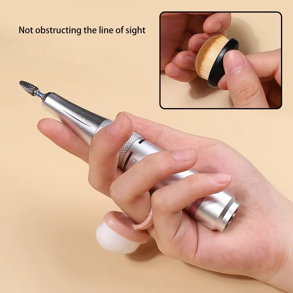 Kuas Debu Kuku Oval yang Dapat - Nail Art For Men ulasan dan harga