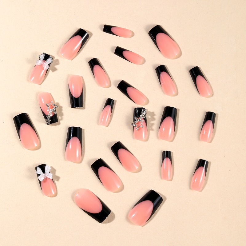 24pcs Kuku Palsu Panjang Musim - Nail Art Press On ulasan dan harga