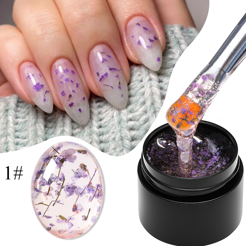 Memenuhi 5ml bunga merah muda  - Nail Art Natural Pink ulasan dan harga