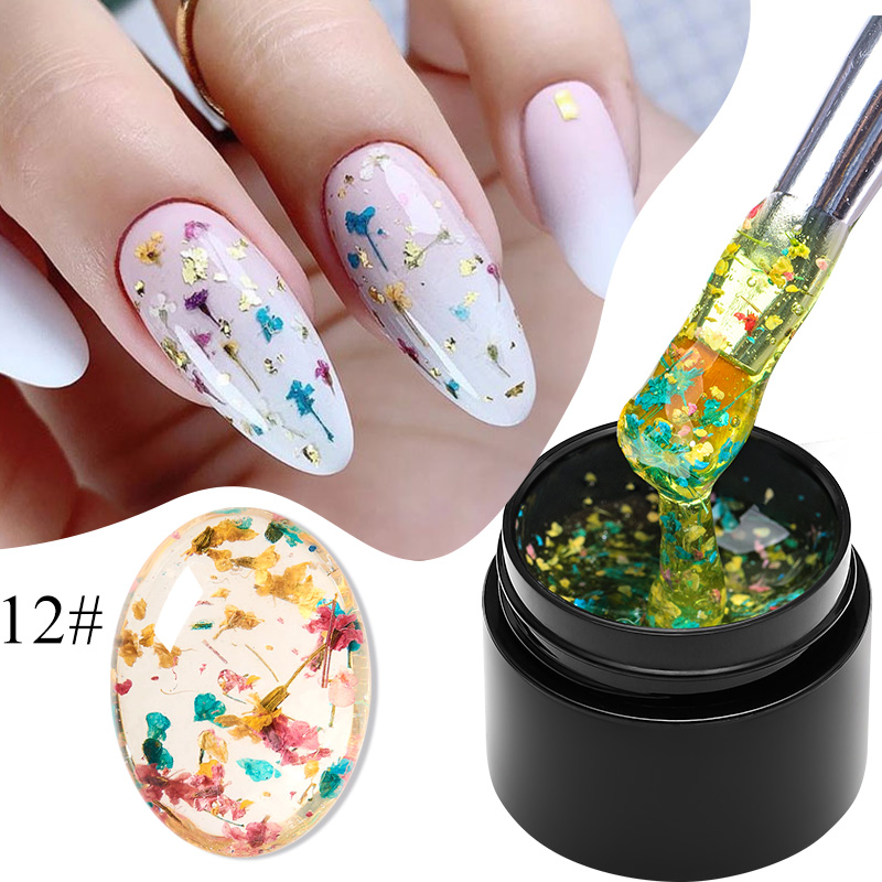 Memenuhi 5ml bunga merah muda  - Nail Art Natural Pink ulasan dan harga
