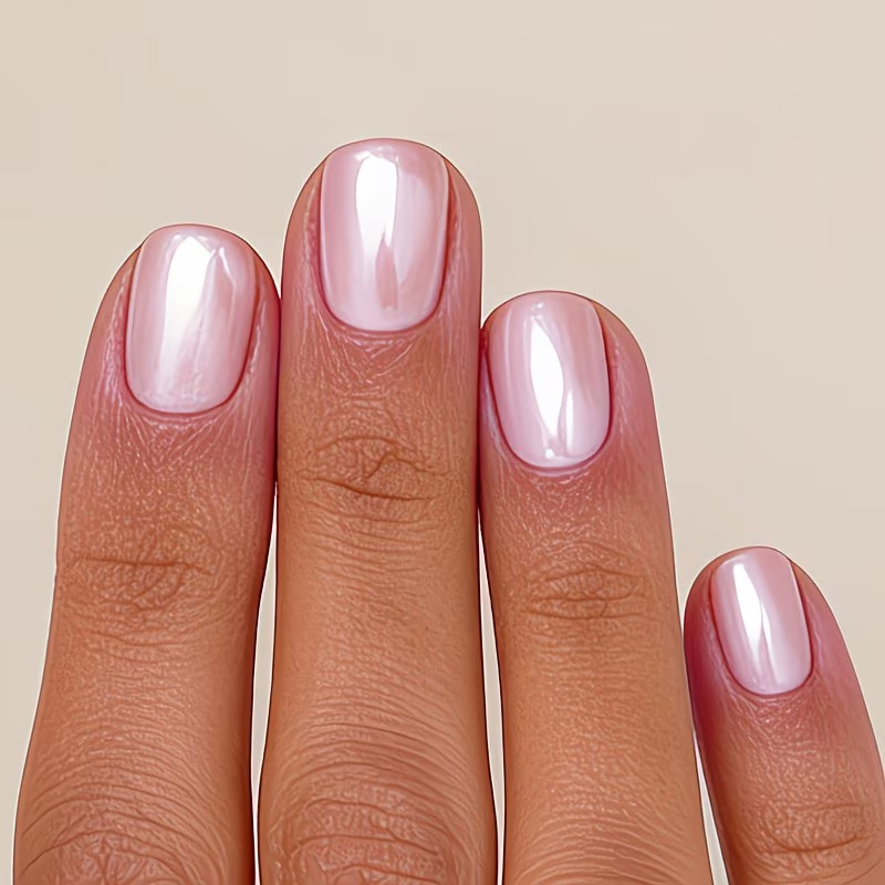 Pink Mother-Of-Pearl Enhancer  - Nail Art Natural Pink ulasan dan harga