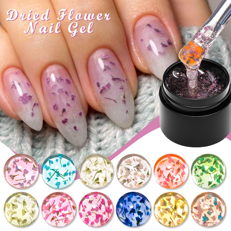 5ml bunga merah muda kering Ge - Nail Art Natural Pink ulasan dan harga