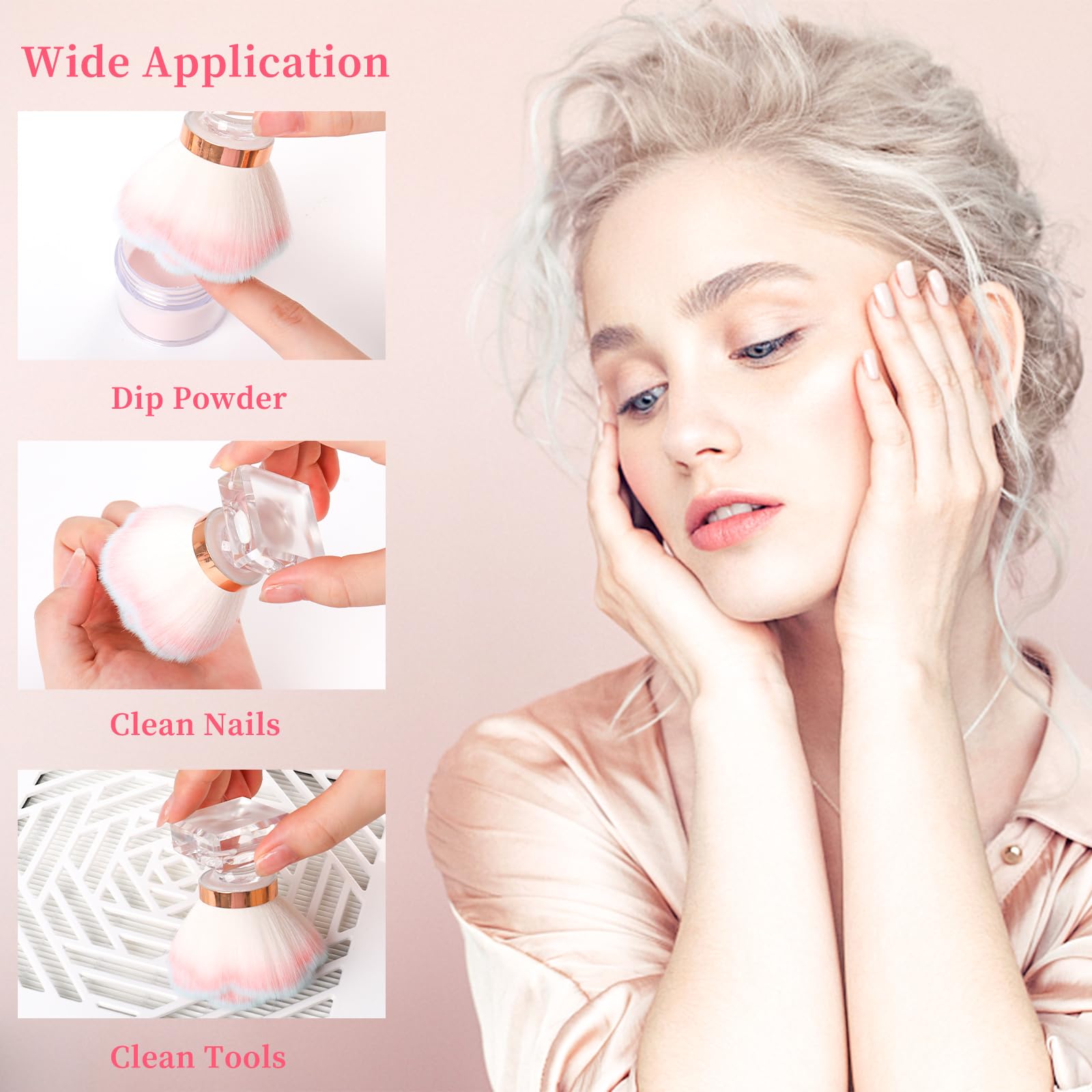 Kuas Berlian Berbentuk Mawar u - Nail Art For Men ulasan dan harga
