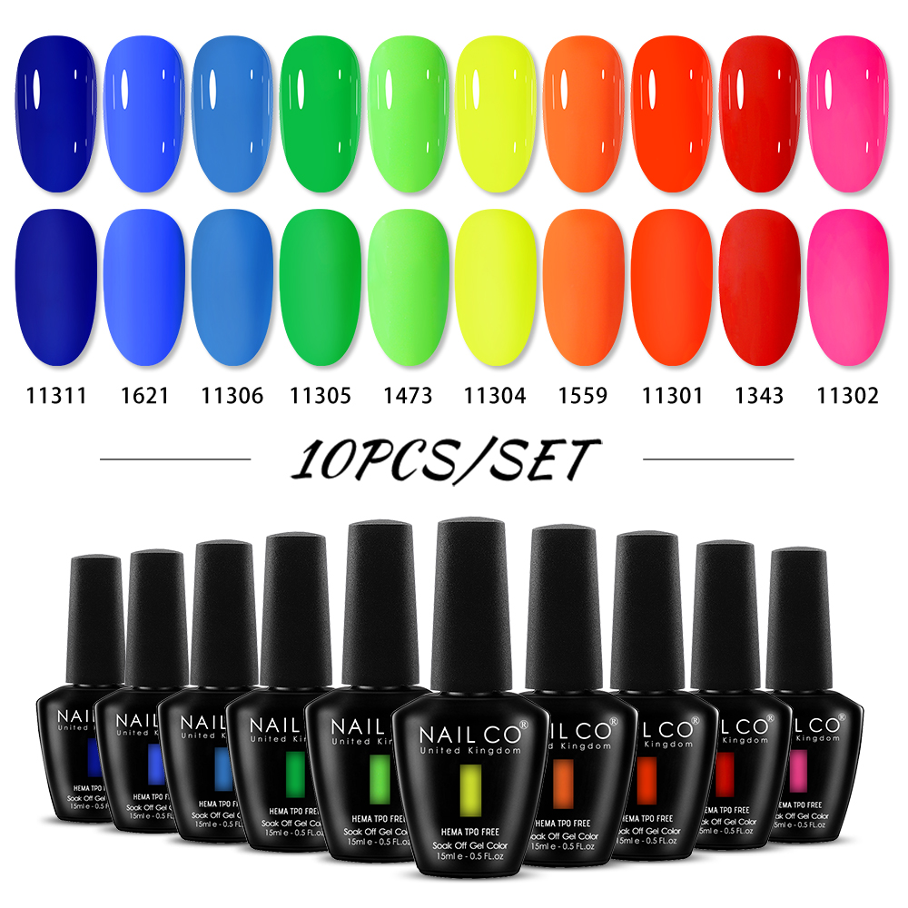 NAILCO 15ml 10pcs/Set HEMA TPO - Nail Art Natural Pink ulasan dan harga