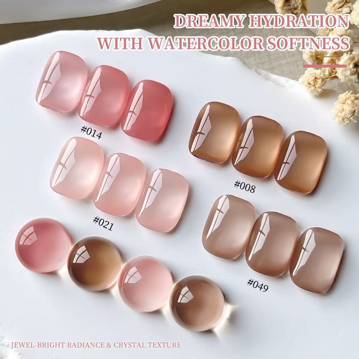 XEIJAYI Set Cat Kuku Gel Jelly - Nail Art Natural Pink ulasan dan harga