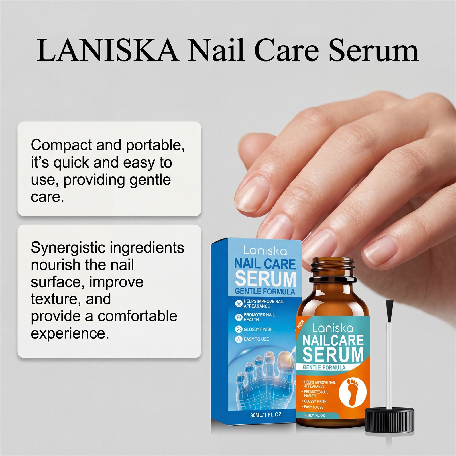 Serum Perbaikan Kuku Memperkua - Nail Art Maroon ulasan dan harga