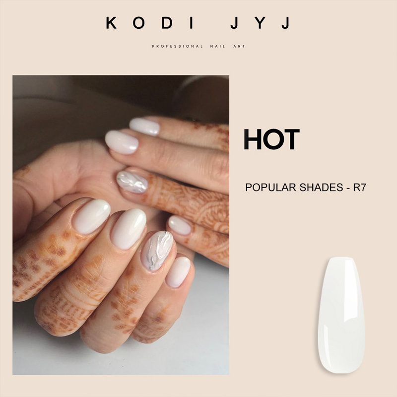 Kutek Gel Dasar Karet Putih Su - Nail Art Natural Pink ulasan dan harga