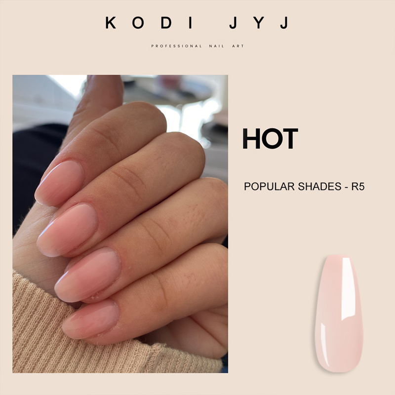 Kutek Gel Dasar Karet Putih Su - Nail Art Natural Pink ulasan dan harga