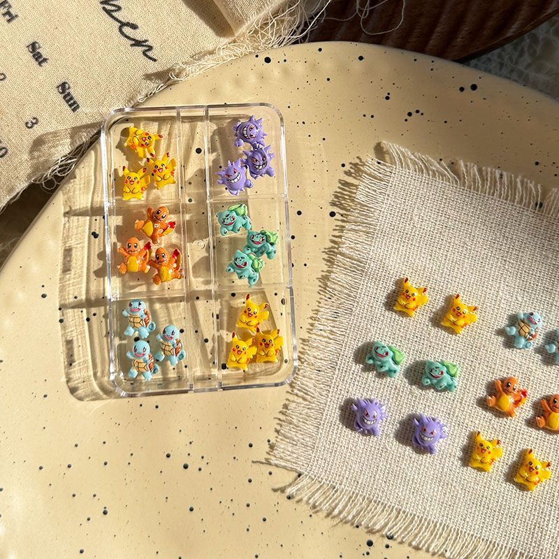 Aksesori seni kuku Pokemon, hi - Nail Art Emerald ulasan dan harga