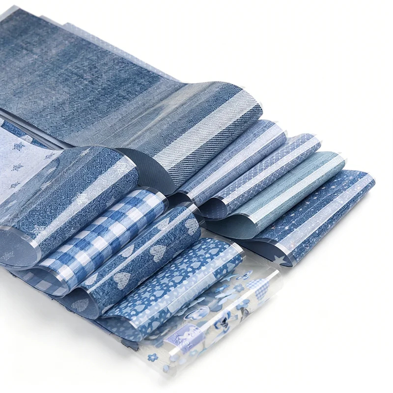 10 Lembar Stiker Foil Transfer - Nail Art Denim ulasan dan harga