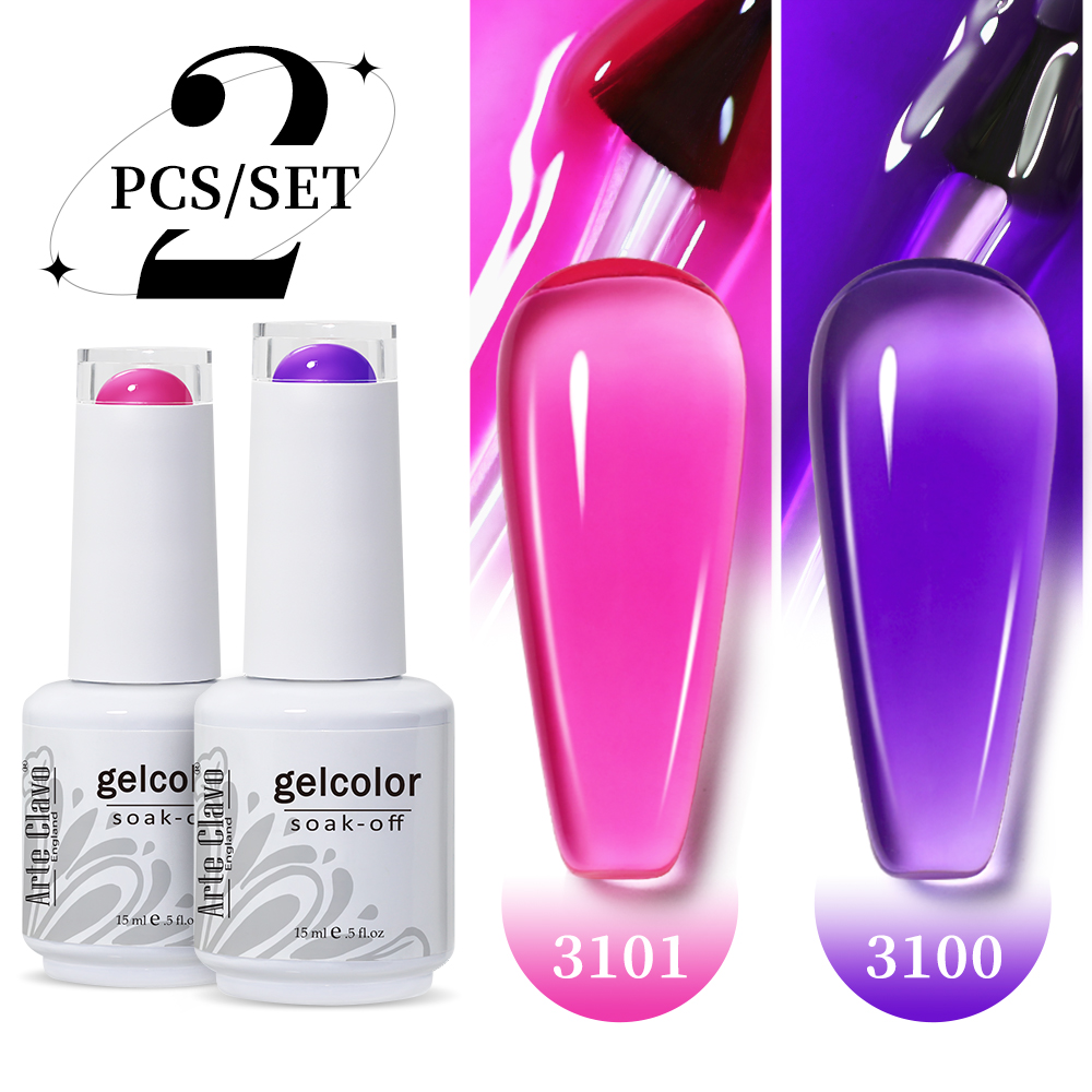 Arte Clavo 2 buah/Set 15ml cat - Nail Art Natural Pink ulasan dan harga