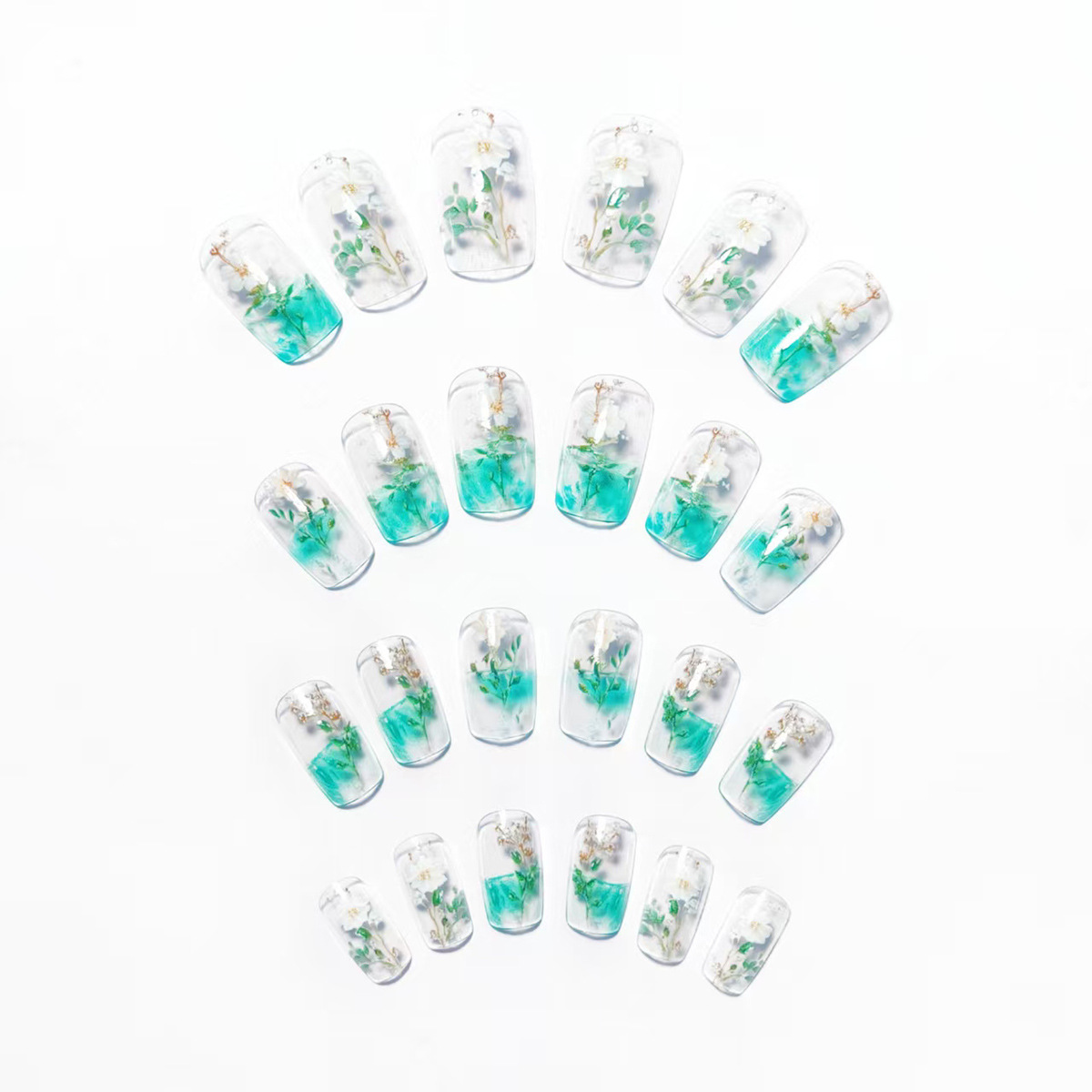 Kuku palsu ukuran sedang untuk - Nail Art Press On ulasan dan harga