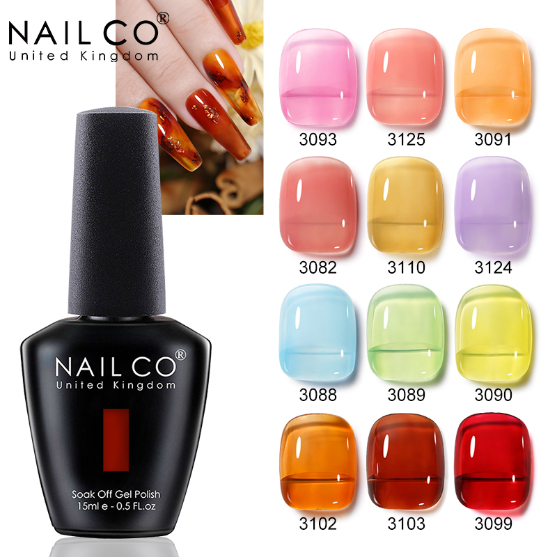 Cat Kuku Jelly Gel Nail Polish - Nail Art Natural Pink ulasan dan harga