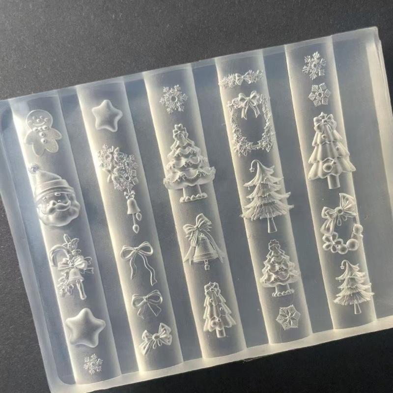 Cetakan Kuku Silikon 3D Manusi - Nail Art For Men ulasan dan harga