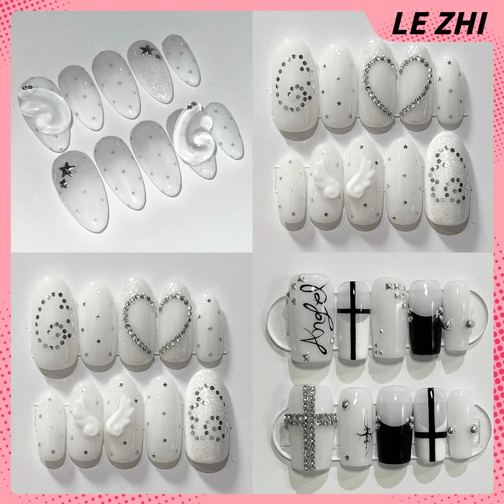 Seni Kuku Tempel Y2K Retro Say - Nail Art Inspo ulasan dan harga