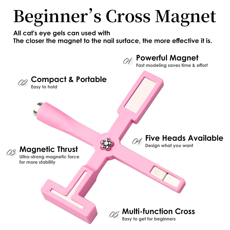 Magnet Kuku 5 in 1 dengan Efek - Nail Art Maroon ulasan dan harga