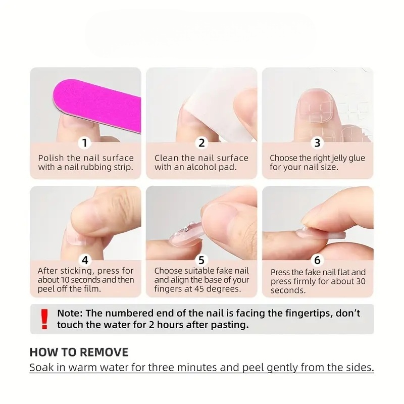 10 Buah Seni Kuku Persegi Pend - Nail Art Inspo ulasan dan harga
