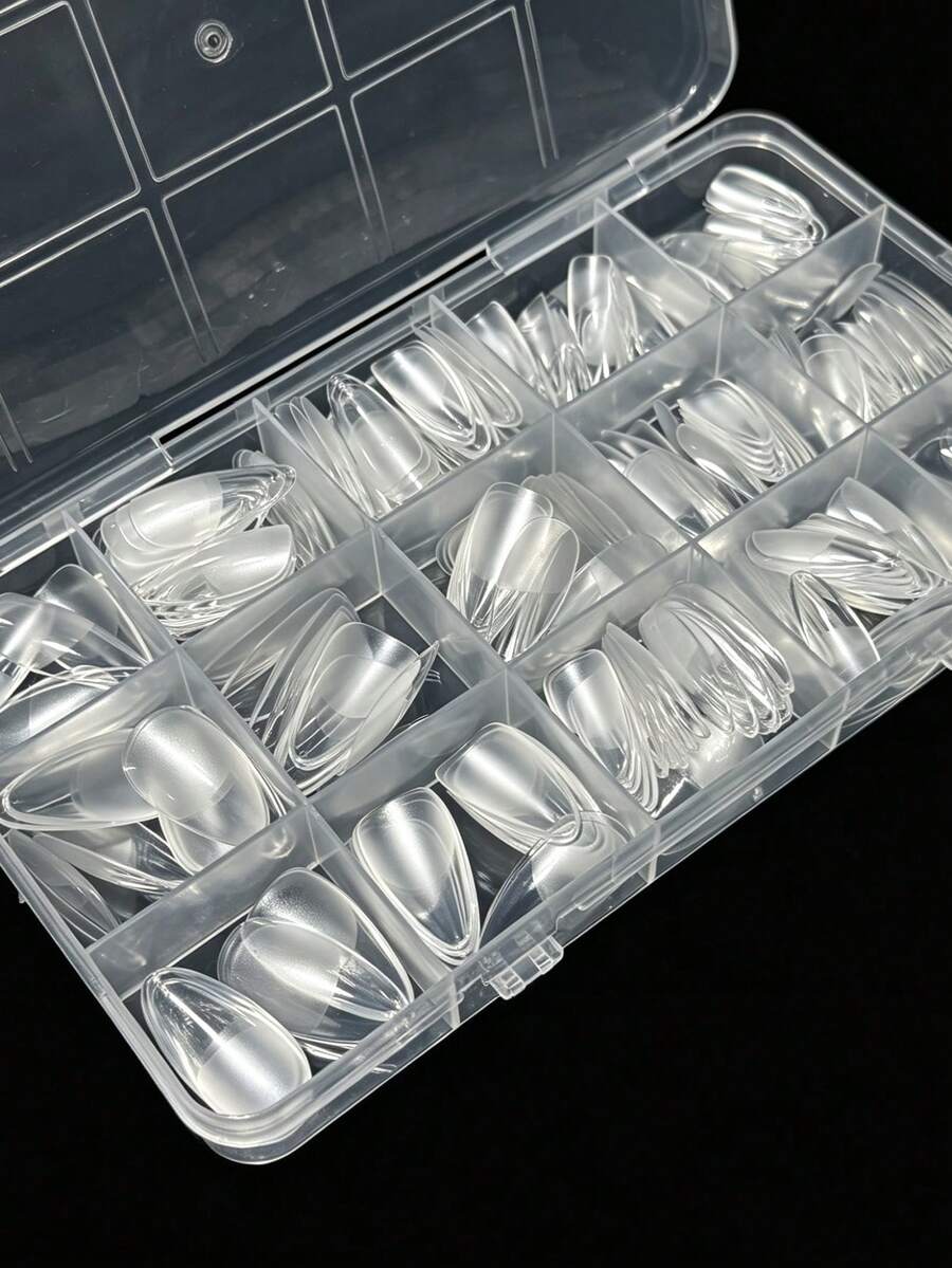 330pcs Kuku Palsu Akrilik Almo - Nail Art Press On ulasan dan harga